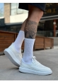 BA0375 Özel Örme Triko Tarz Beyaz Taban Spor Ayakkabı 