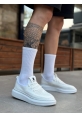 BA0375 Özel Örme Triko Tarz Beyaz Taban Spor Ayakkabı 