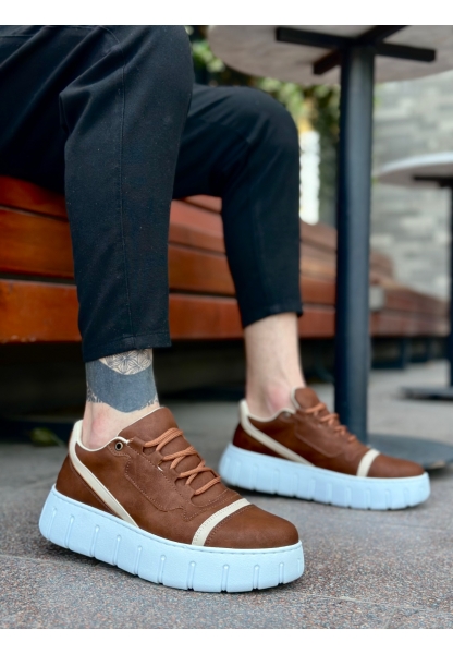 BA0666 BOA Taba Yüksek Taban Erkek Günlük Ayakkabı