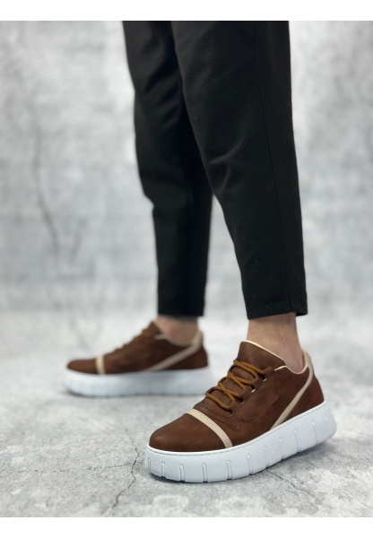BA0666 BOA Taba Yüksek Taban Erkek Günlük Ayakkabı