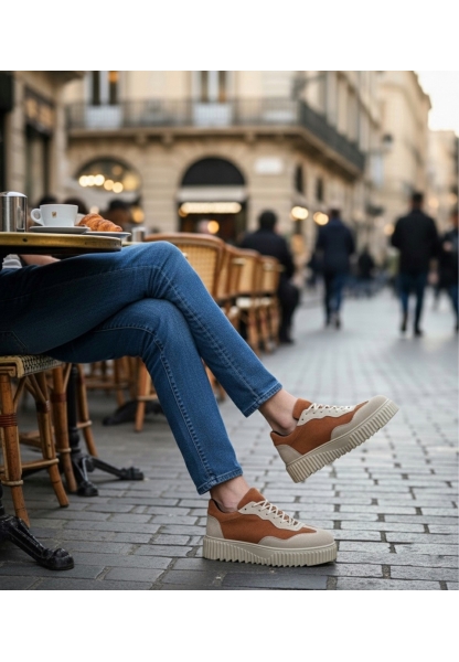 BA0802 BOA Taba Süet Yüksek Taban Erkek Günlük Ayakkabı